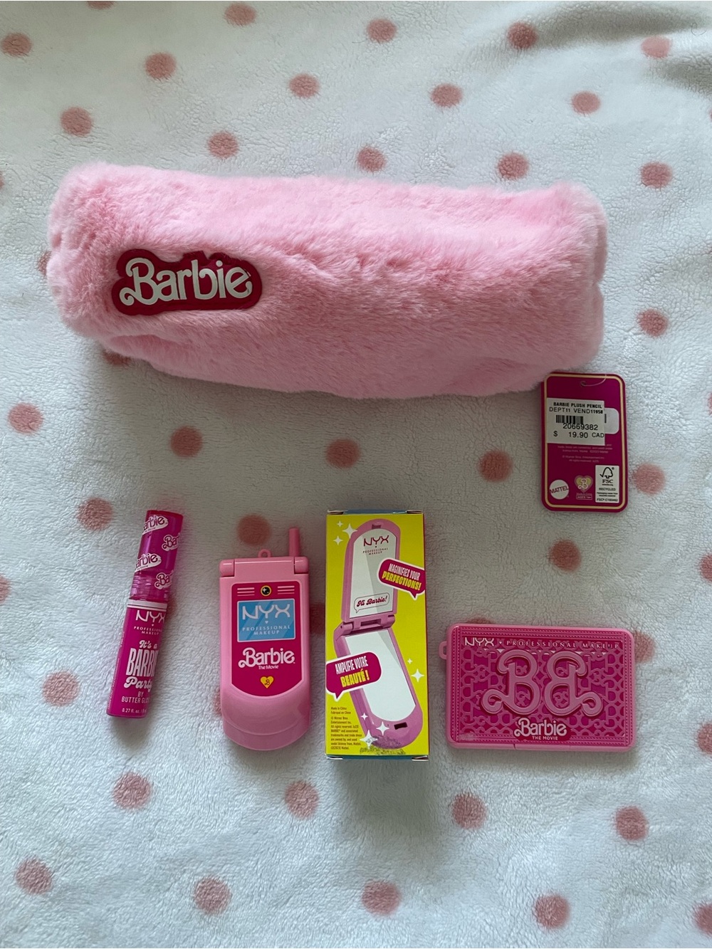 barbie nyx makeup lot💞
